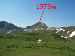 1973m - 1100m de dénivellé